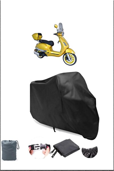 Breen غطاء دراجة نارية أسود أرورا سفاري 125 مقاوم للماء