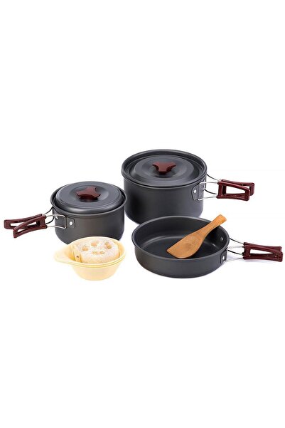 Naturehike 2-3 Kişilik Kamp Pişirme Seti