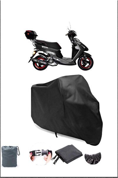 Breen Black Yuki Jj125T-15 Active Waterproof Durable Motorcycle Cover