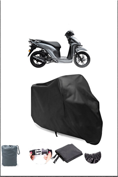 Breen غطاء دراجة نارية أسود يوكي ديوتي 125 مقاوم للماء ومتين