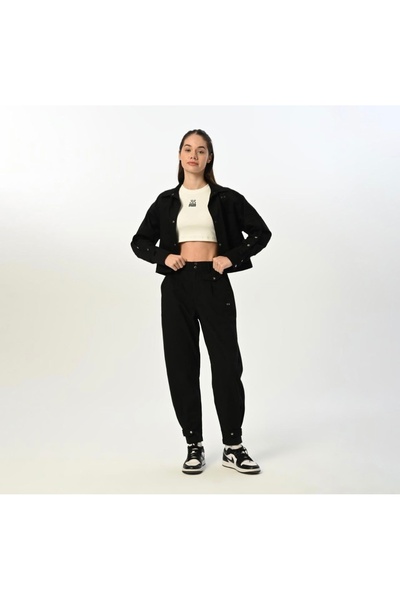 LOCO LOCO Limi Teenage Female Child Soft Stretchy Texture Thin Gabardine Jacket Pants 2 Piece Set