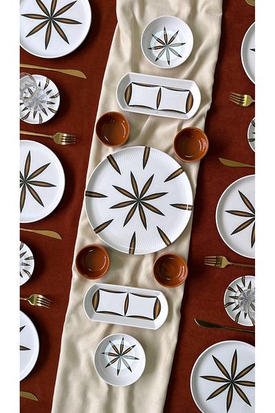 Borser Star Soft 6-Piece 21 Piece Breakfast Set
