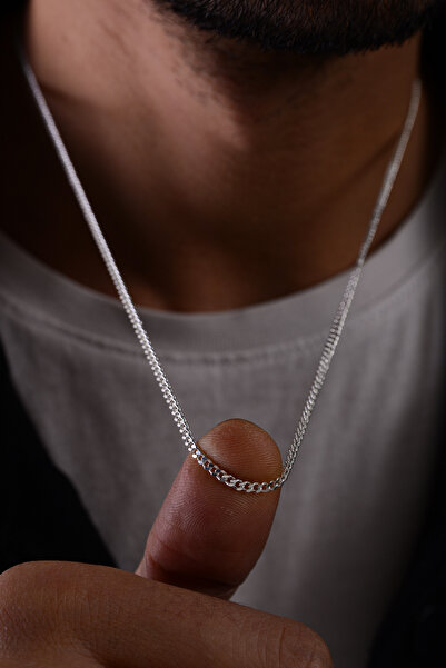 Ricco Jewellery 925 Ayar Gümüş Old Money 2 Mm Gurmet Zincir • Made In Italy