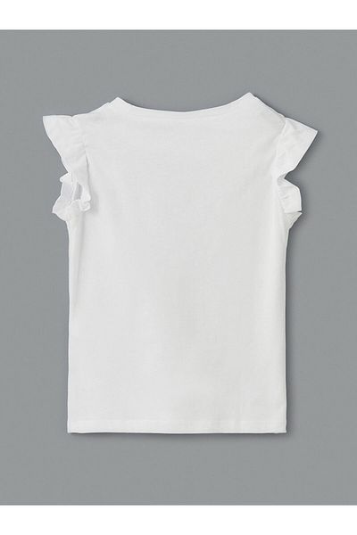 LC Waikiki Νέα σεζόν Crew Neck Girl's Tisort - S5JD32Z4