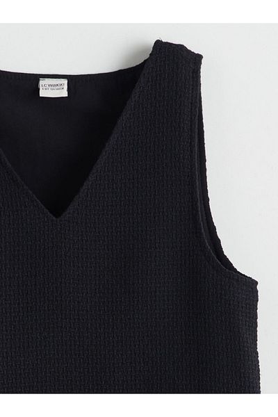 LC Waikiki V-Neck Girl's Dress