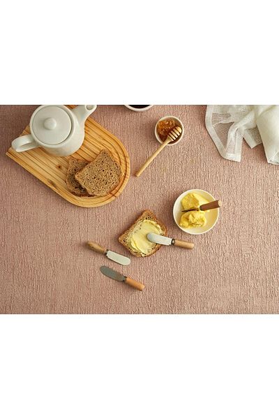 STOREMAX Jvnnshop Wooden Handle Breakfast Jam Spoon 6 Pieces 646268
