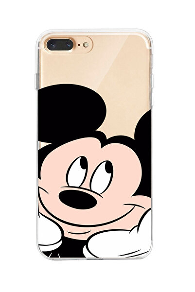 moonset Iphone 7 Plus / 8 Plus Uyumlu Mickey Tasarımlı Baskılı Şeffaf Telefon...