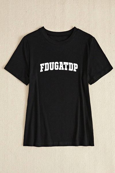 uyguntarz FDUGATDP Τυπωμένο Unisex Oversize Tshirt
