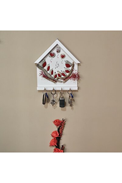 Tekir Store Handmade Anahtarlık Askılığı Kapı Giriş Duvar Dekorasyonu El Yapı...