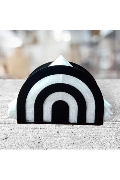 STOREMAX Mrttnca Napkin Holder Ring Matte Black Trndymrt 1087243
