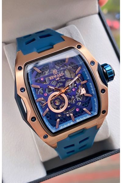 Reward Brand Navy Blue Color Inner Functions Active Men Wrist Watch