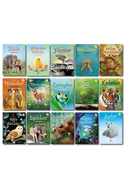 Tübitak Yayınları Tübitak Popüler Bilim Ilk Okuma Kitapları 15 Li Set (1. Sın...