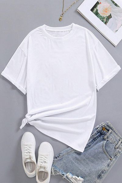 uyguntarz Μπλουζάκι Good Loves You Printed Unisex Oversize
