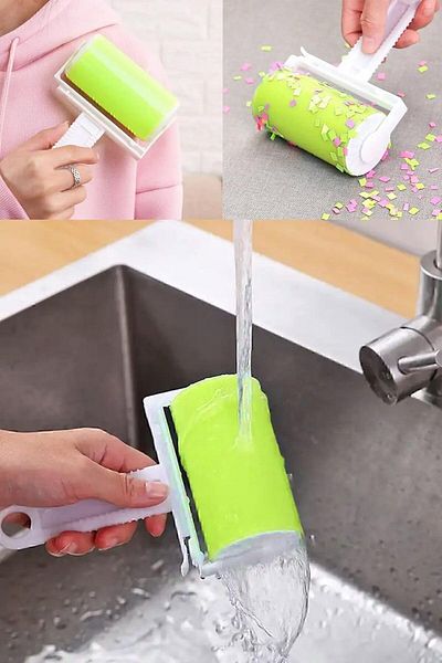 STOREMAX Jvnnastore Ovata Washable Adhesive Lint Collector Roller Green Vlt1404 Trendyfr 646268
