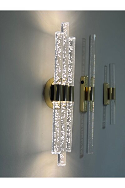 BACKHOME Bubbletrio Şık Ve Zarif Modern Led Duvar Aplik 51 Cm Rgb Elektrikli Kumandalı