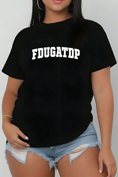 uyguntarz FDUGATDP Τυπωμένο Unisex Oversize Tshirt