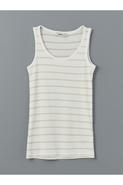 LC Waikiki Quality Parts from Celebi Store |   U Neck Striped Women's Tank Top