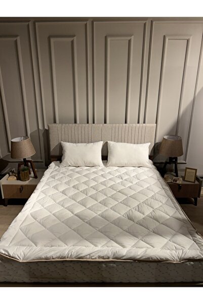 MerinKuz Tekstil Tek Kişilik Yün Yatak Pedi 100x200 Saf Merinos Kuzu Yünü