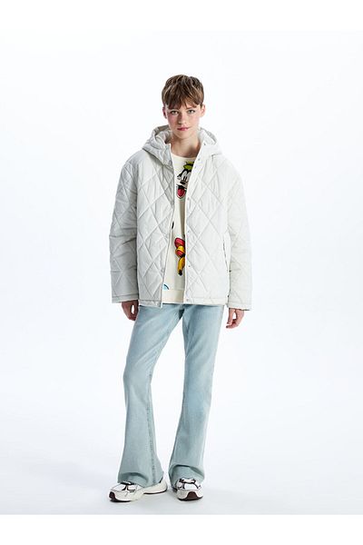 LC Waikiki Hooded Quilted Oversize Women's Puffer Coat