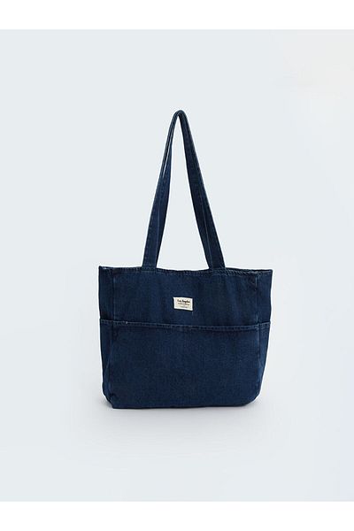 LC Waikiki Geantă de umăr din denim pentru femei de sezon nou - S5IJ26Z8