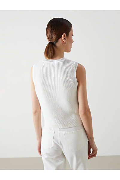 LC Waikiki LCW Vision Bisiklet Yaka Kadın Triko Yelek