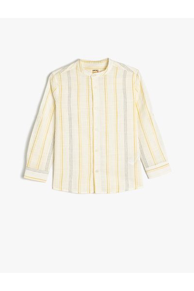 Koton Mandarin Neck Shirt
