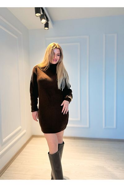 Store Turtleneck Knitwear Tunic Dress