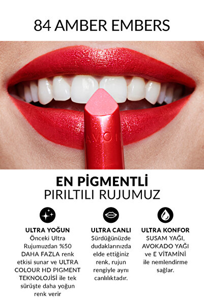 AVON Ultra Pırıltılı Ruj - Amber Embers