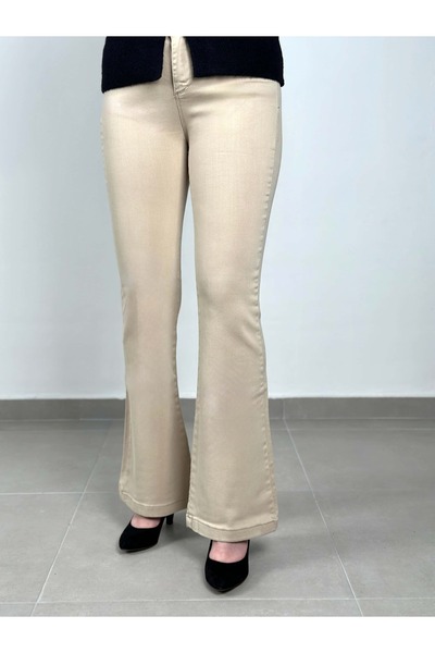 LA CARTE بنطلون جينز بأرجل إسبانية