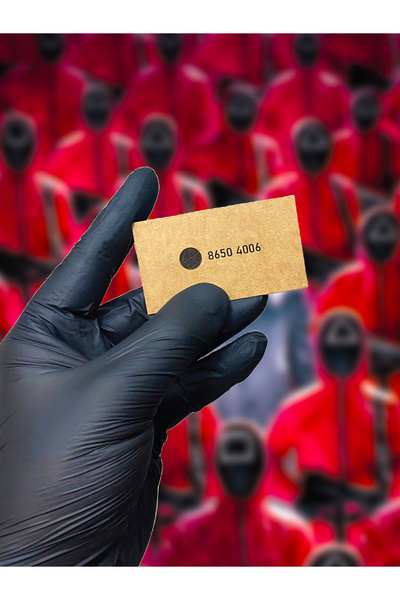 GiginGo Squid Game Oyun Kartı Seti 10 Adet - Squid Game Temalı Eğlence Kartları