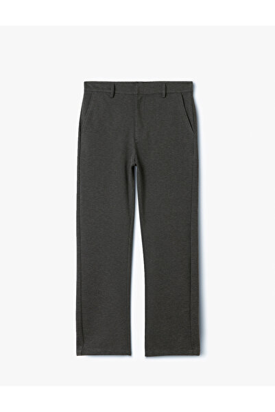 Koton Kalhoty se zúženým střihem z viskózové směsi Chino Pocket