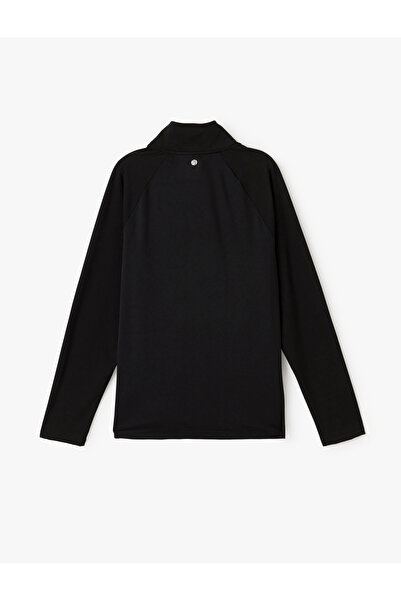 Koton Αθλητικό φούτερ με μακρυμάνικο μισό φερμουάρ