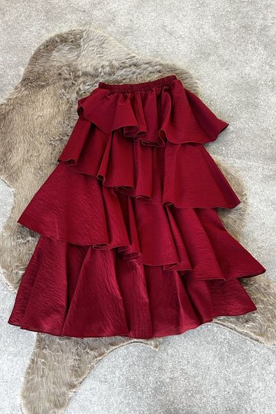 Poliyance Fusta Linya Burgundy