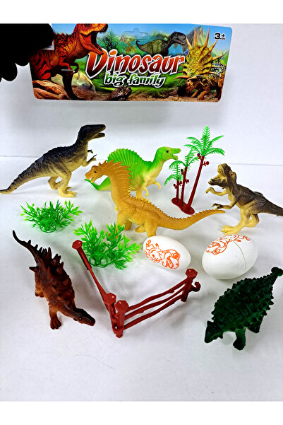 Toys Avm 11 parça değişik Dinazor Hayvan Figür Oyuncaklar 26x20cm dinazor tek...