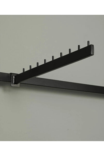 AYYILDIZ RAF 10x30 Kare Ab1'e Geçen Eğimli Baston Siyah & Mağaza Askısı