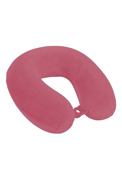 House One Velvet Neck and Travel Pillow 30x25x10 cm - Light Pink