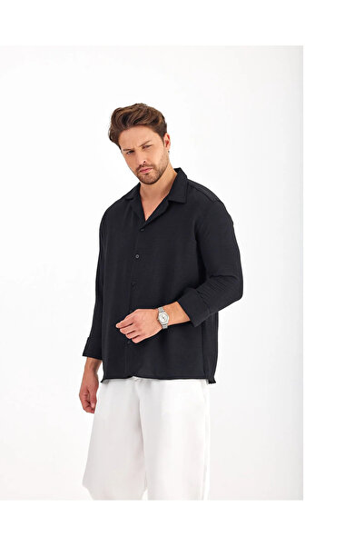 Riowela Чоловіча літня сорочка з фактурною тканиною