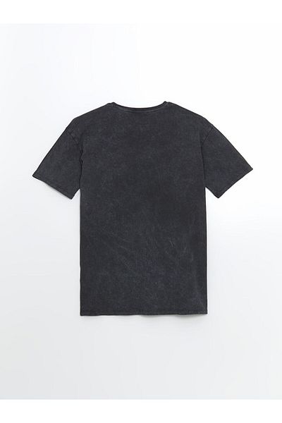 LC Waikiki Γυναικείο μπλουζάκι με στάμπα XSIDE Crew Neck