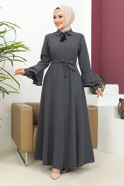 Nevayla Moda Anthracite Valon Sleeve Ferace