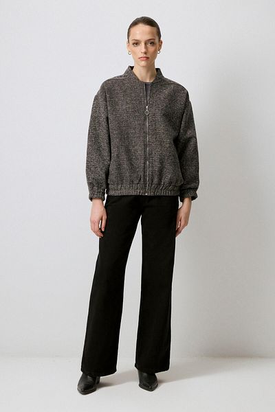 Touché Privé Stamped Bomber Jacket