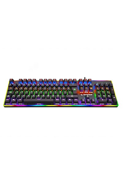 Rampage Bygame-k1 Rgb Led Frame Rainbow Mekanik Red Switch Gaming Oyuncu Klavyesi