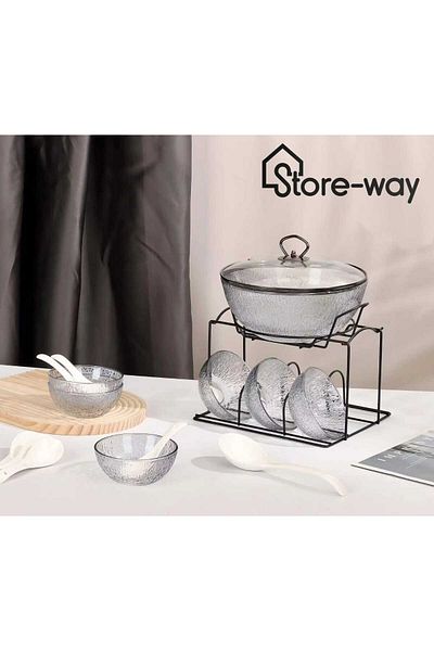 Storeway 16 Pieces - Glass Soup Set