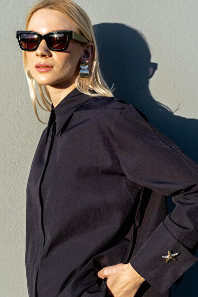 Touché Privé СОРОЧКА З ПОПЛІНУ З ШИРОКИМИ МАНЖЕТАМИ