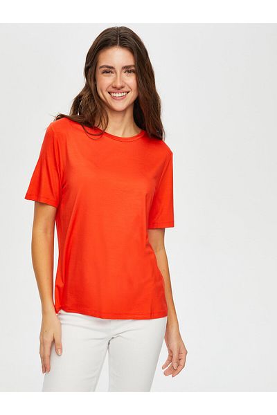 Faik Sönmez Tricou cu mânecă scurtă cu gât rotund 002