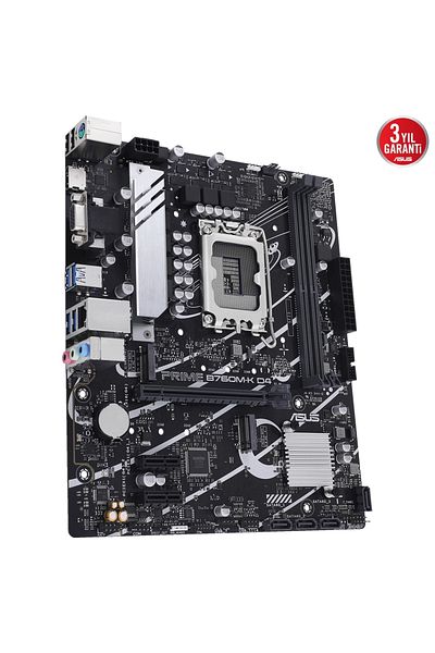 ASUS Prime B760M-K D4 - 1700 Ddr4 5333Mhz Matx Gaming Motherboard with Intel B760 Socket