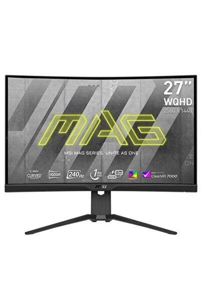 MSI 27" Mag 275cqrxf 240hz 1ms Hdmı Dp Freesync Hdr 400 Wqhd Rapıd Va Gaming ...