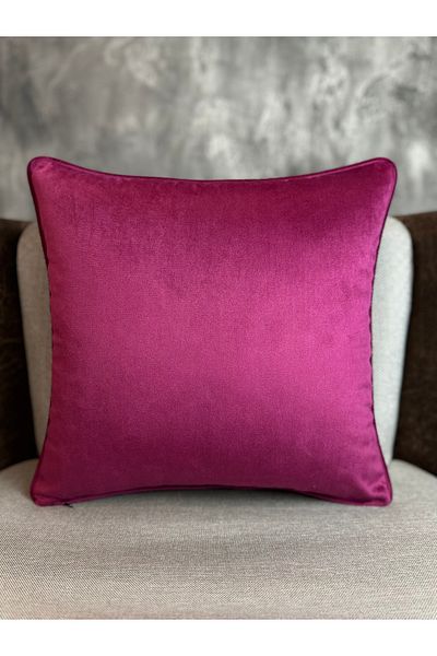 Fabricland Față de pernă din catifea de mătase importată cireșe 43x43cm