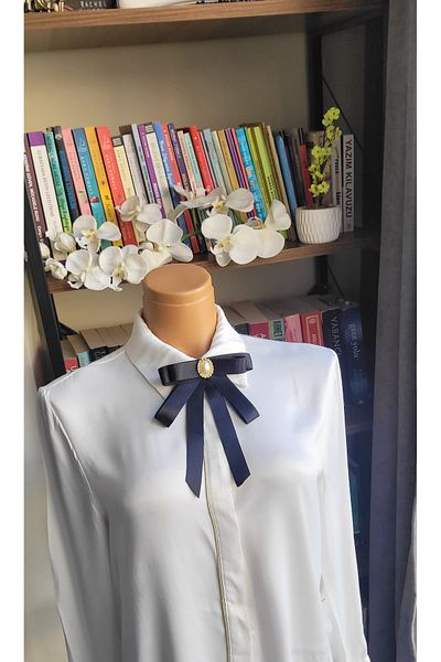 LO ADORO Women's Tie Women's Bow Tie Collar Brooch Collar Accessory