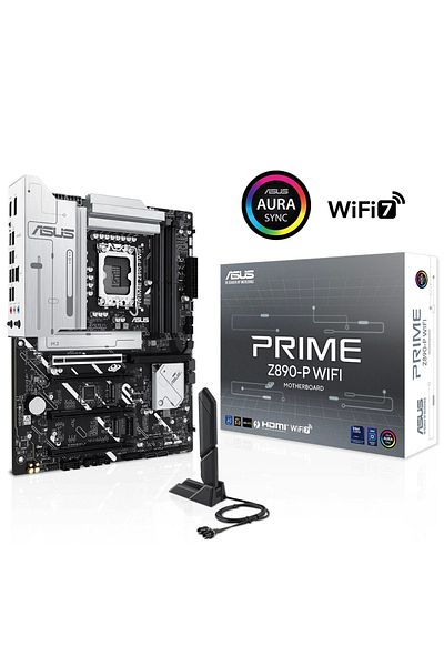 ASUS Prime Z890-P Wifi7 Atx 14 1 2 1 - Ddr5 7600 Dp HDMI Usb4 4X M2 Usb3.2 - Intel Lga1851 Chipset