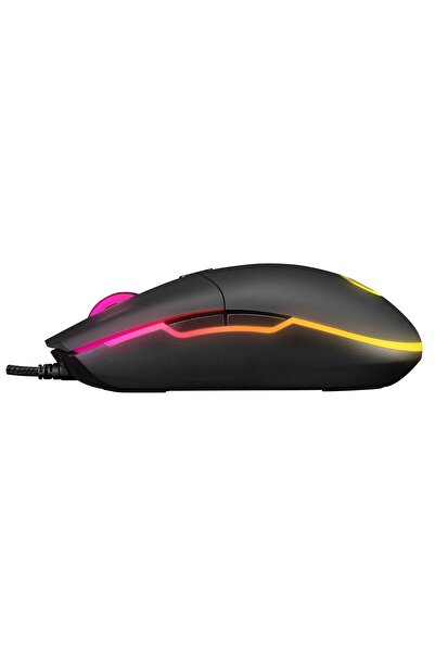 Rampage Smx-r63 Glory USB Negru RGB Iluminat 6400 dpi Gaming Mouse Mouse Model nou 718675